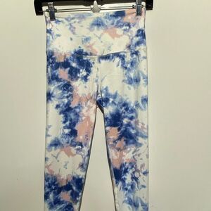 So Women's Multicolor Tie Dye High Rise Stretch Sporty Leggings Size XS NWT